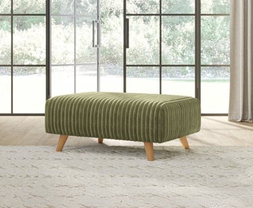 View Milan fern green fabric footstool View Milan fern green fabric footstool