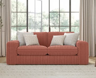 View Milan russet fabric 2 seater sofa View Milan russet fabric 2 seater sofa