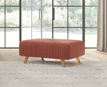 View Milan russet fabric footstool View Milan russet fabric footstool