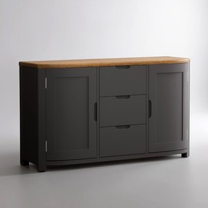 View Bradwell oak and charcoal painted large sideboard View Bradwell oak and charcoal painted large sideboard