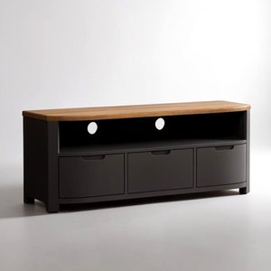 View Bradwell oak and charcoal painted large tv unit View Bradwell oak and charcoal painted large tv unit
