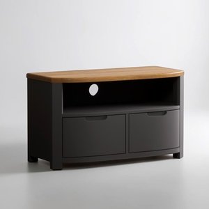 View Bradwell oak and charcoal painted small tv unit View Bradwell oak and charcoal painted small tv unit