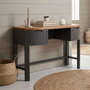 View Bradwell oak and charcoal painted dressing table View Bradwell oak and charcoal painted dressing table