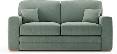 View Madden blue fabric two seater sofa View Madden blue fabric two seater sofa