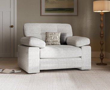 View Helston silver fabric armchair View Helston silver fabric armchair