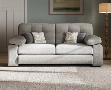 View Helston steel fabric 2 seater sofa View Helston steel fabric 2 seater sofa