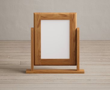 View Parker solid oak dressing table mirror View Parker solid oak dressing table mirror