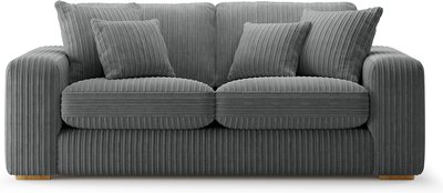 View Milan grey fabric 2 seater sofa View Milan grey fabric 2 seater sofa