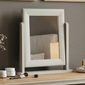 View Cream painted dressing table mirror View Cream painted dressing table mirror