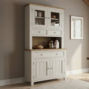 View Weymouth oak and soft white painted small dresser View Weymouth oak and soft white painted small dresser