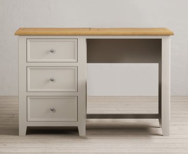 View Weymouth oak and soft white painted dressing table View Weymouth oak and soft white painted dressing table