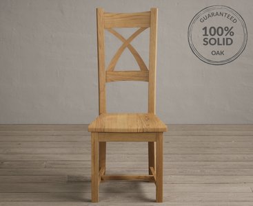 View Natural oak set of 2 oak dining chairs View Natural oak set of 2 oak dining chairs