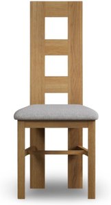View Natural light grey set of 2 fabric dining chairs View Natural light grey set of 2 fabric dining chairs