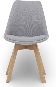 View Orson light grey set of 2 fabric dining chairs View Orson light grey set of 2 fabric dining chairs