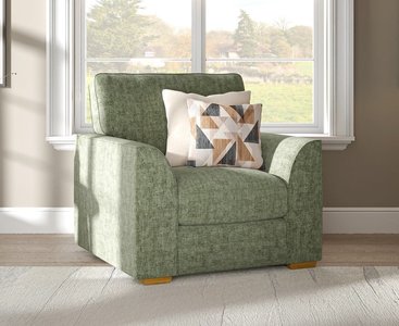 View Jasper hunter green chenille fabric armchair View Jasper hunter green chenille fabric armchair