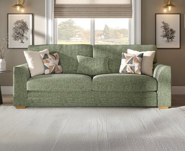 View Jasper hunter green chenille fabric 4 seater sofa View Jasper hunter green chenille fabric 4 seater sofa