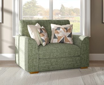 View Jasper hunter green chenille fabric love chair View Jasper hunter green chenille fabric love chair