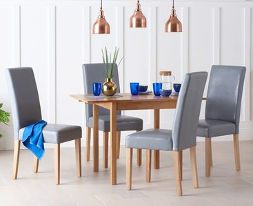 View Extending york 70cm solid oak drop leaf dining table with 2 cream olivia chairs View Extending york 70cm solid oak drop leaf dining table with 2 cream olivia chairs