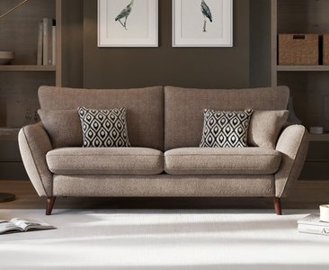 View Palma truffle chenille fabric 3 seater sofa View Palma truffle chenille fabric 3 seater sofa