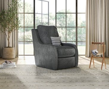 View Palermo graphite chenille fabric high back swivel armchair View Palermo graphite chenille fabric high back swivel armchair