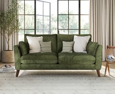 View Palermo olive green chenille fabric 2 seater sofa View Palermo olive green chenille fabric 2 seater sofa