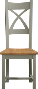 View Painted oak set of 2 dining chairs View Painted oak set of 2 dining chairs