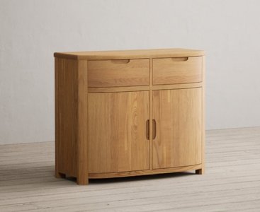 View Somerton curved solid oak small sideboard View Somerton curved solid oak small sideboard