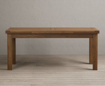 View Extending buxton 180cm rustic solid oak dining table View Extending buxton 180cm rustic solid oak dining table