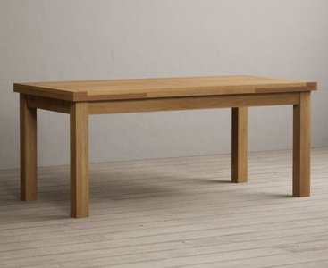 View Extending buxton 180cm solid oak dining table View Extending buxton 180cm solid oak dining table