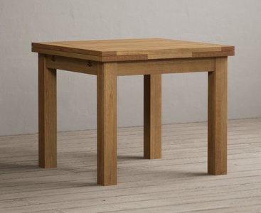 View Extending buxton 90cm solid oak dining table View Extending buxton 90cm solid oak dining table