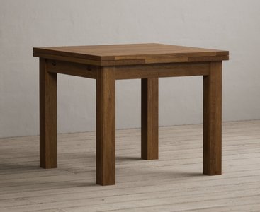 View Extending buxton 90cm rustic solid oak dining table View Extending buxton 90cm rustic solid oak dining table