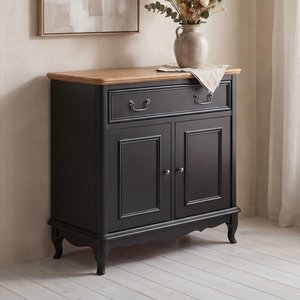 View Chateau noir oak and black painted small sideboard