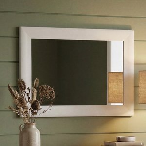 View Signal white painted 90cm mirror View Signal white painted 90cm mirror