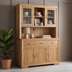View Tilt 100 solid oak large dresser