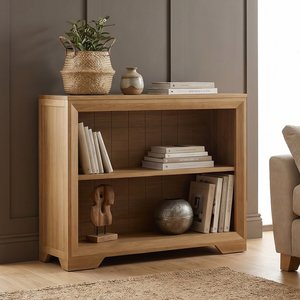 View Tilt 100 solid oak small bookcase View Tilt 100 solid oak small bookcase