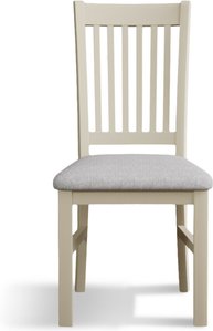 View Warwick light grey set of 2 painted dining chairs View Warwick light grey set of 2 painted dining chairs