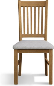 View Warwick light grey set of 2 fabric dining chairs View Warwick light grey set of 2 fabric dining chairs