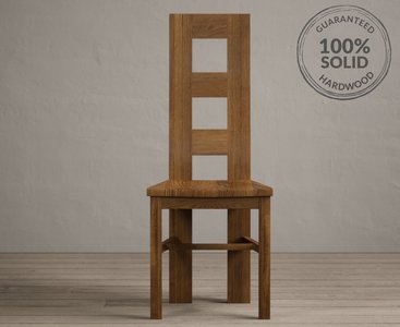 View Rustic solid oak rustic oak set of 2 oak dining chairs View Rustic solid oak rustic oak set of 2 oak dining chairs