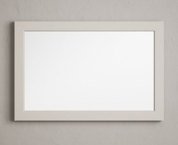 View Soft white painted 90cm wall mirror View Soft white painted 90cm wall mirror