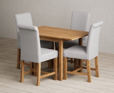 View Extending york 70cm solid oak drop leaf dining table with 2 natural braced chairs View Extending york 70cm solid oak drop leaf dining table with 2 natural braced chairs