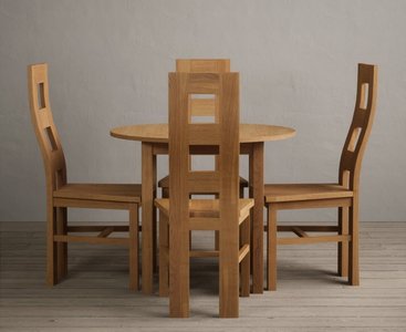 View Extending york 90cm solid oak dining table with 4 light grey natural chairs View Extending york 90cm solid oak dining table with 4 light grey natural chairs