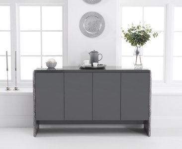 View Dorit 140cm grey marble sideboard View Dorit 140cm grey marble sideboard