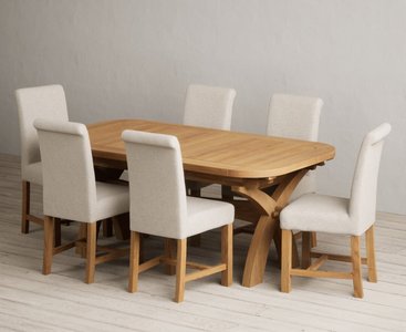 View Extending olympia 180cm solid oak dining table with 12 grey scroll back chairs View Extending olympia 180cm solid oak dining table with 12 grey scroll back chairs