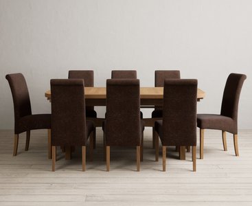 View Extending olympia 180cm solid oak dining table with 12 grey scroll back chairs View Extending olympia 180cm solid oak dining table with 12 grey scroll back chairs