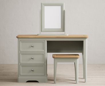 View Brampton soft green painted dressing table set View Brampton soft green painted dressing table set