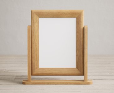 View Natural solid oak dressing table mirror View Natural solid oak dressing table mirror