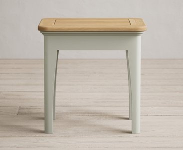 View Brampton soft green painted dressing stool View Brampton soft green painted dressing stool