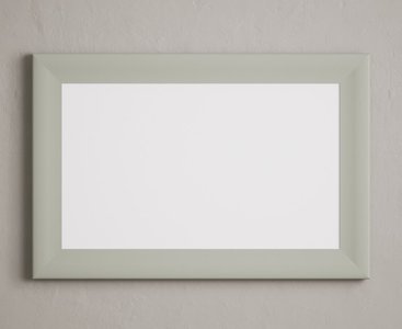 View Soft green painted 90cm wall mirror View Soft green painted 90cm wall mirror