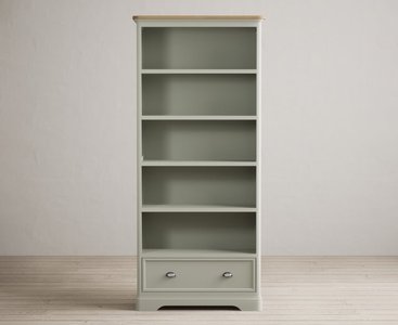 View Brampton soft green painted tall bookcase View Brampton soft green painted tall bookcase
