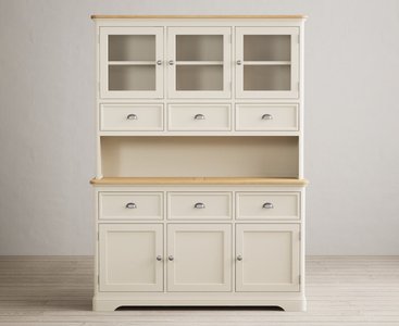 View Madley oak and cream painted large dresser View Madley oak and cream painted large dresser